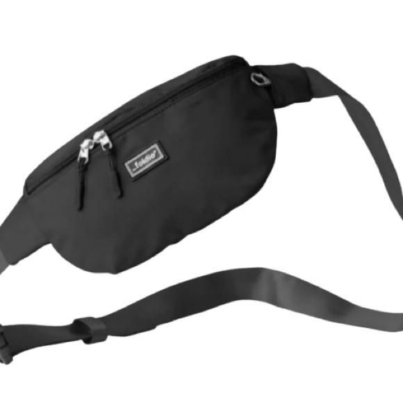 Foldie Crossbody Bag - Black, RFID Safe, Slash-Proof & Foldable - Picture 2 of 7